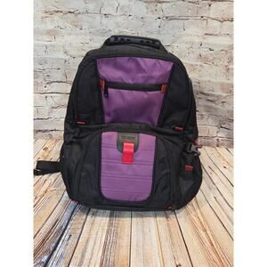 Laptop Back Purple and Black Laptop Bag Yorepek 50L